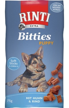 Rinti Extra Bitties Puppy Tavuk ve Sığır Etli Yavru Köpek Ödülü 75 G Rinti Extra Bitties Puppy Tavuk ve Sığır Etli Yavru Köpek Ödülü 75 G