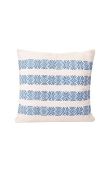 Porland Chantilly Mavi Dokuma Pamuk Yastık 50x50cm Sku: Zeus8690010243058 Abanoz