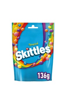 Skittles Tropical Meyve Aromalı Draje Şekerleme 136gr Skittles Tropical Meyve Aromalı Draje Şekerleme 136gr