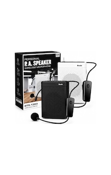 Kablosuz Mikrofonlu Rehber Amfisi 3" Subwoofer Hoparlör Bluetooth Fm Usb Tf Kart Destekli Hoparlör Kablosuz Mikrofonlu Rehber Amfisi 3" Subwoofer Hoparlör Bluetooth Fm Usb Tf Kart Destekli Hoparlör
