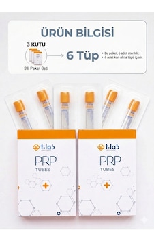 T-lab Orijinal Prp Tubes 3 Paket 6 Tüp