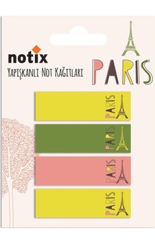 Paris Renkli Ayraç 25 Yaprak 4 15 50 2 Adet