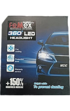 Femex H7 360 18000 Lümen Led Xenon Özel Seri Takım 360 Derece Femex H7 360 18000 Lümen Led Xenon Özel Seri Takım 360 Derece