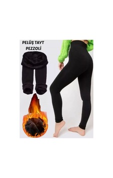 Mistirik Pezzoli Model İçi Pelüşlü Kışlık Esnek Tayt Seamless Model Siyah Renk Mistirik Pezzoli Model İçi Pelüşlü Kışlık Esnek Tayt Seamless Model Siyah Renk
