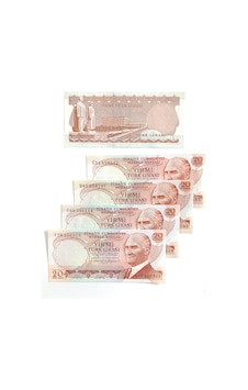 6. Emisyon 20 Türk Lirası. Eski Koleksiyon Kağıt Para. 6. Emisyon 20 Türk Lirası. Eski Koleksiyon Kağıt Para.