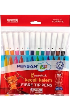 Pensan Keçeli Kalem 12li Keçeli Boya Kalemi - 2 Paket Pensan Keçeli Kalem 12li Keçeli Boya Kalemi - 2 Paket