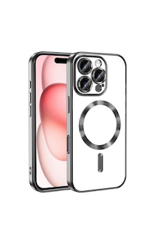 Apple Uyumlu iPhone 16 Pro Max Kılıf Kamera Korumalı M-safe Wireless Şarj Özellikli Zore Demre Kapak Çok Renkli