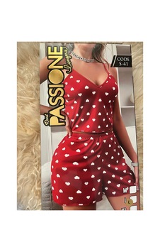 Passionies Pijama Takımı Kırmızı