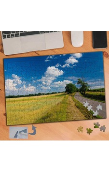 Açık Hava Ve Çimenli Yol 240 Parça Puzzle Yapboz Tablo-111 Açık Hava Ve Çimenli Yol 240 Parça Puzzle Yapboz Tablo-111