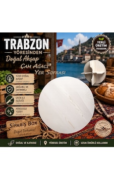 Doğal Masif Çam Çok Amaçlı Ahşap Yer Sofrası