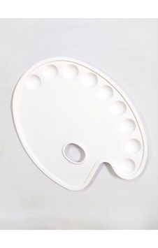 Plastik Büyük Palet Oval 28,5x21,5cm