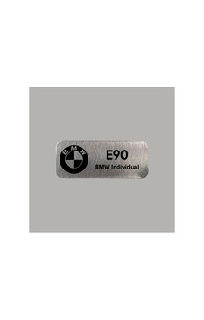Bmw E90 Metal Etiket 3x7 Cm Arkası Yapışkanlı 1 Adet Bmw E90 Metal Etiket 3x7 Cm Arkası Yapışkanlı 1 Adet