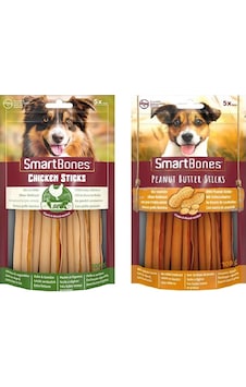 Smartbones 2 Çeşit Karma Stick Köpek Ödülü 5 Li 100 Gr. X 2 Adet Smartbones 2 Çeşit Karma Stick Köpek Ödülü 5 Li 100 Gr. X 2 Adet