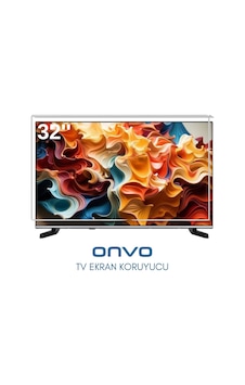 Technozi Onvo Uyumlu 32" İnç 132 Ekran Tv Koruyucu Kırılmaz Paneli Technozi Onvo Uyumlu 32" İnç 132 Ekran Tv Koruyucu Kırılmaz Paneli