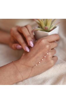 Sıra Incili Şahmeran Rose Gold Sıra Incili Şahmeran Rose Gold