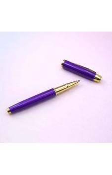 Mor Metal Roller Kalem Çok Renkli Mor Metal Roller Kalem Çok Renkli