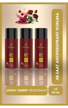 Lovely Cherry Deodorant Set 3x200 Ml