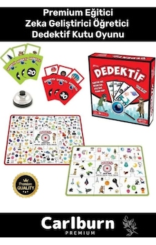 Premium Eğitici Zeka Geliştirici Öğretici Eğlence Aile Etkinlik Dedektif Kutu Oyunu Premium Eğitici Zeka Geliştirici Öğretici Eğlence Aile Etkinlik Dedektif Kutu Oyunu