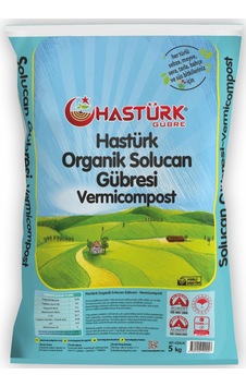 Hastürk %100 Organik Solucan Gübresi 5 KG.