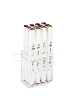 Touch Twin Marker Kalem 12li Set Ahşap Renkler Diğer