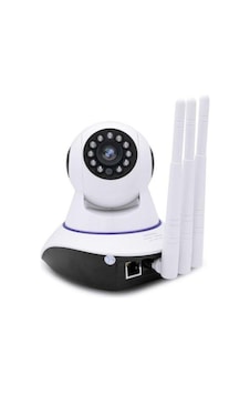 Cmr 5 Kablosuz Wifi Ip Kamera 5 Antenli 1080p Full Hd 3 Mp Hareketli Kamera Gece Görüşlü Beyaz - 143473095