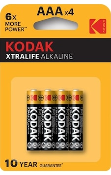 Kodak Xtralife 4lü İnce Pil