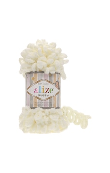 Alize Puffy El Örgü İpi (5 Li Paket) - 62-Açık Krem Alize Puffy El Örgü İpi (5 Li Paket) - 62-Açık Krem