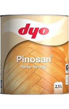 Dyo Pinosan Parke Verniği Mat 2,5 Lt Cam Cila Dyo Pinosan Parke Verniği Mat 2,5 Lt Cam Cila