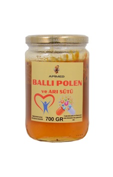 Apimed Ballı Polen ve Arı Sütü 700 G Apimed Ballı Polen ve Arı Sütü 700 G