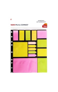 Noki Memo Combo 7 Yapışkanlı Not Kağıdı Seti 12707 Noki Memo Combo 7 Yapışkanlı Not Kağıdı Seti 12707