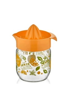Qlux Desenli Cam Limon Sıkacağı 425cc Çok Renkli Qlux Desenli Cam Limon Sıkacağı 425cc Çok Renkli