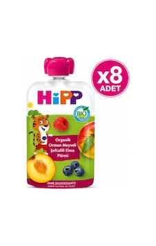 Hipp Organik Orman Meyveli Şeftalili Elma Püresi 100 G 8'li Paket Hipp Organik Orman Meyveli Şeftalili Elma Püresi 100 G 8'li Paket