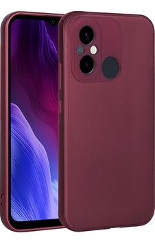 Xiaomi Redmi 12c Kılıf Zore Premier Silikon Kapak Mürdüm Xiaomi Redmi 12c Kılıf Zore Premier Silikon Kapak Mürdüm