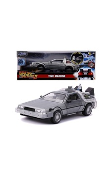 1:24 Back To The Future & Time Machine Model Araba Geleceğe Dönüş Bölüm Iı 2 Delorean Zamanı Işıklı