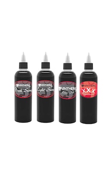 Panthera Tattoo Ink - 4 Bottle Kit Of Tattoo Ink 5oz/150ml Panthera Tattoo Ink - 4 Bottle Kit Of Tattoo Ink 5oz/150ml