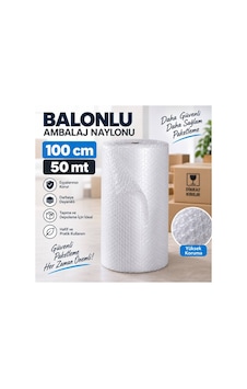 A Kalite Balonlu Eşya Koruma Naylonu Patpat 100cmx 50 M Pat Pat - Ambalaj Pıtpıt 50 M2 40gr