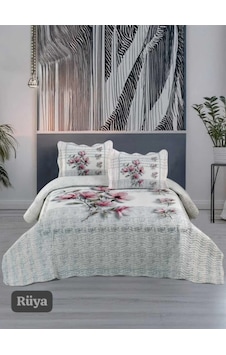 Çift Kişilik Kapitone Yatak Örtüsü, Klasik Desenli Model - Rüya 250 X 260cm Ekru Çift Kişilik Kapitone Yatak Örtüsü, Klasik Desenli Model - Rüya 250 X 260cm Ekru