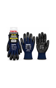 12 Adet Zebra Mavi Siyah No 10 Xl Nitril İşçi Eldiven Poşetli Ambalaj Kesilme Direnç Standart 12 Adet Zebra Mavi Siyah No 10 Xl Nitril İşçi Eldiven Poşetli Ambalaj Kesilme Direnç Standart