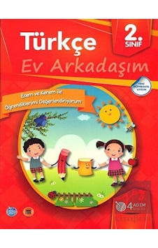 2. Sınıf Türkçe - Ev Arkadaşım 4 Adım Yayınları  -  4 Adım Yayınları