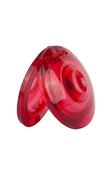 Temel Plastik Kastanyet El Perküsyon Aleti Kırmızı 5.5 Cm