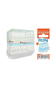Fit Fly Kapalı Lüx Kuş Kafesi Tülü Small 45x23x23 Cm Fit Fly Kapalı Lüx Kuş Kafesi Tülü Small 45x23x23 Cm