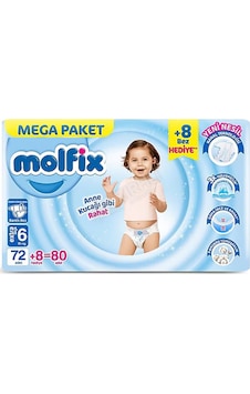Molfix Mega Paket Extra Large 80'li Molfix Mega Paket Extra Large 80'li