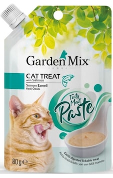 Garden Mix Somonlu Kedi Ezmesi 80gr Garden Mix Somonlu Kedi Ezmesi 80gr