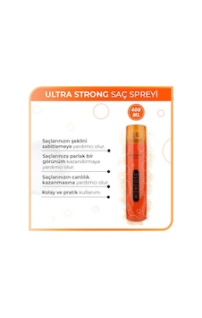 Morfose Ultra Saç Spreyi Turuncu 400 Ml Morfose Ultra Saç Spreyi Turuncu 400 Ml