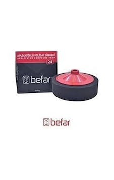 Befar 02403 Vidalı Siyah Cila Süngeri 150mm Befar 02403 Vidalı Siyah Cila Süngeri 150mm