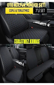 Hyundai Excel Terletmez Kumaş Minterletmez Kumaş 7 Parça Full Takım Siyah-mavi Hyundai Excel Terletmez Kumaş Minterletmez Kumaş 7 Parça Full Takım Siyah-mavi