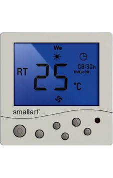 Smallart Fancoil Sıva Altı Dijital Termostatı SM2008FFN-L Smallart Fancoil Sıva Altı Dijital Termostatı SM2008FFN-L