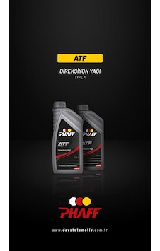 Phaff Atf Yagı Dextron 2 Iı 1lt Kırmızı Phaff Atf Yagı Dextron 2 Iı 1lt Kırmızı