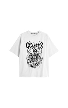 Kalic Studio Carnifex The Script Beyaz Unisex T-shirt Kalic Studio Carnifex The Script Beyaz Unisex T-shirt