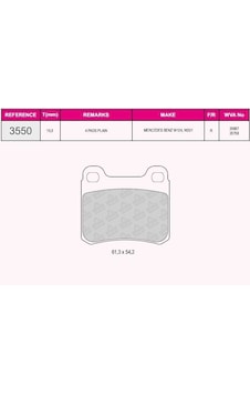 Aysan Fren Balata Arka Mercedes 190 W201 2.0 1982-1993 Aysan Fren Balata Arka Mercedes 190 W201 2.0 1982-1993